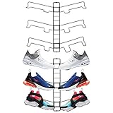 mDesign 2er-Set Schuhablage – verstellbares Wand Schuhregal für drei Paar Sneaker, Sportschuhe etc. – platzsparende Alternative zum Schuhschrank – g