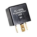 1 Blinker Relais lastunabhängig 6V LED Blinkrelais für OLDTIMER 0,05-20A 3-Polig Blinkgeber Old-H