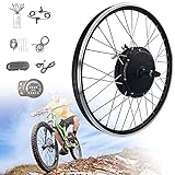 HPDONM 36V/48V 350W 500W E-Bike Conversion Kit Vorderrad Elektrofahrrad Umbausatz mit Frontmotor und LED900S Display,20'/24'/26'/27.5'/28'/29'/700c Elektro-Fahrrad Kit,28in-48V/350W