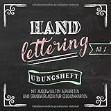 Handlettering: Übungsheft mit ausgewählten Alphabeten und Grußvorlagen für Geschenkkarten (Vol. 1): Schönschrift üben und lernen mit Beispielen für ... Weihnachtskarten und Geburtstagsk