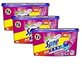 Spee Power Caps Color 3+1, Colorwaschmittel, 120 (3 x 40) Waschladungen, Reinheit, Strahlkraft und Frische für deine Buntwäsche zum schlauen Preis, 20-60°