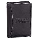 Ledershop24 Geschenkset - RFID & NFC Ausweisetui Leder Ausweismappe Ausweishülle Kreditkartenetui Kartenetui Führerschein Farbe Schw