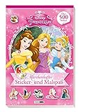 Disney Prinzessin: Märchenhafter Sticker- und Malspaß: über 500 Stick