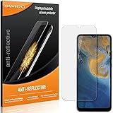 SWIDO Schutzfolie für ZTE Blade A51 Lite [2 Stück] Anti-Reflex MATT Entspiegelnd, Hoher Härtegrad, Schutz vor Kratzer/Folie, Displayschutz, Displayschutzfolie, Panzerglas-F