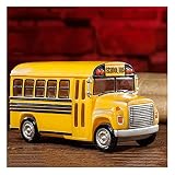 Sparschwein Wohnaccessoires Schulbus Piggy Bank Vintage Alte Schule Bus Münze Bank, perfektes Spielzeug Geschenk für Jungen und Mädchen Kindertagsgeschenk Spardose ​Sparbü