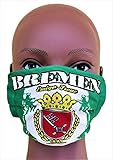 Bremen Maske 2.0, oder, OP-Masken-Cover, oder einfach DIE MASKE FÜR DIE MASKE, Bremen Community Maske Bremen Vermummungsmaske Bremen Gesichtsmaske Fussballmaske Fussballfan-Mask