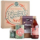 Gepp’s Feinkost DIY Pizza Geschenkset I Knusprige und leckere Pizza zum Selbermachen I Pizzateig nach napolitanischer Art, Sugo aus Kirsch- und Datteltomaten, Pizzaöl und BIO Pizzagewürz (202019)