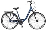 Prophete Unisex – Erwachsene GENIESSER 21.BMC.10 City Bike 28' 7-Gang Fahrrad, dunkelblau matt, RH 50