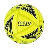 Mitre Ultimatch Hallenfußball, Gelb/Schwarz, 5