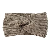 GTSIQJN Winter Warme Stirnband Wollstricken Stirnbänder Wolle Gestrickte Elastische Stirnband Kopf Wrap Mädchen Haarband Zubehör (Color : 2, Size : 1pcs)