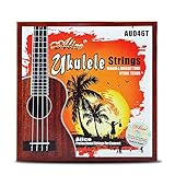 Fansjoy Nylon Ukulele Saiten Satz, GCEA, für Sopran-Ukulele (21 Zoll), Konzert-Ukulele (23 Zoll), Tenor-Ukulele (26 Zoll)