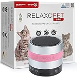 RelaxoPet PRO Entspannungstrainer | TÜV Zertifiziert | Für Katzen | Beruhigung durch Klangwellen | Ideal bei Gewitter, Alleinsein oder Reisen | Hörbar und unhörb