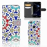 Smartphone Hülle Huawei P10 Lite Wallet Case Mosaik