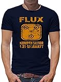 TShirt-People Flux Kompensator 1.21 Gigawatt T-Shirt Herren XL Dunkelb