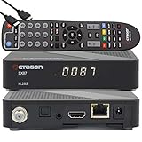 OCTAGON SX87 HD H.265 S2+IP HEVC Set-Top Box - Smart TV Receiver, Kartenleser, Mediaplayer, Mediathek, DLNA, YouTube, Web-Radio, iOS & Android App, USB PVR, gratis EasyMouse HDMI-Kab