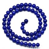 Generic 6mm Jade Runden Edelstein Lose Perlen Strang 15 Zoll - Lapis B