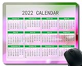 2022 Kalender Mauspad mit Feiertagen, Blütenblätter Drop Mausp