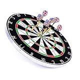 AllRight 6 STK Dartscheibe Steeldart Dart Schutzring mit Pfeilen Profi Steeldartscheibe S