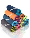NirvanaShape ® Mikrofaser Handtuch | ideal als Camping-Handtuch & Bade-Handtücher | kompakt, leicht, schnelltrocknend | ideal für Travel, Outdoor, Beach, Camping