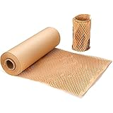 verpackungsmaterial füllmaterial verpackungsmaterial papier rolle Wabenliner Verpackungsrolle Kraftpapier zum Verpacken/Lagern exquisiter Zerbrechliche Gegenstände（30cm*50m）