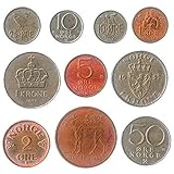 Hobby of Kings 10 alte Münzen aus Norwegen. Sammelbare Münzen norwegische Erz Kronen SKANDINAVISCH. PERFEKTE Wahl FÜR IHRE SPARDOSE, MÜNZE Inhaber UND MÜNZENALBUM