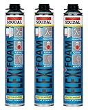 Soudal Flexifoam Pistolenschaum/Flexischaum / 3 x 750