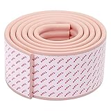 GeKLok Eckenschutz, 78,7 Zoll Baby Proofing Kantenschutz, Glastischschutz Stoßstange, DIY Kantenschutz Möbel für Kamin, Treppe, Schrank, Arbeitsplatte (Pink)