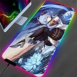 Gaming Mauspads Kawaii RGB Genshin Impact Anime Gaming Laptop Cooling Pad Große Gaming Mausmatte Tastatur Mauspad 800x300