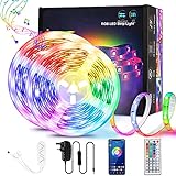 LED Strip, onehouse LED Streifen 3m*2(6m), Bluetooth RGB LED Band mit Steuerbar via App, Sync mit Musik, 16 Mio. Farben, LED Kette für Die Beleuchtung Von Haus, Party, Christmas [Energieklasse A+]