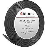 GAUDER Magnetband selbstklebend I Magnetstreifen I Magnetklebeband (15mm x 6m)