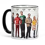 Big Bang Theory Tasse Kaffeebecher rundum Bedruck