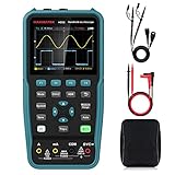 Digitales Oszilloskop,HANMATEK Handheld-Digitaloszilloskop HO52 50Mhz Bandbreite, 2 Kanal 2 in 1 Oszilloskop und Multimeter Mini-Oszilloskop