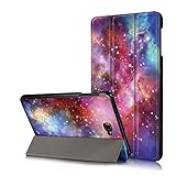 Xuanbeier Ultradünne Hülle Kompatibel mit Samsung Galaxy Tab A 10.1 2016 SM-T580/T585 (A6) Tablette Schutzhülle mit Ständer und Auto Schlaf/Wachen Funktion,Galaxy