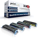 4x Print-Klex Tonerkartuschen kompatibel für HP Color LaserJet 1600 Color LaserJet 2600 Color LaserJet 2600 N Q6000A Q6001A Q6002A Q6003A Schwarz Cyan Magenta Yellow - Sparpack