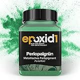 epoxid1® Epoxidharz Pigmente Pulver | 40g | Farbpigmente zum Färben von Epoxidharz | Made in Germany | Metallic Epoxidharz Farbe für Schimmernde Ergeb