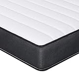 IYEE NATURE Matratze 90x200cm Tonnentaschenfederkernmatratze 7-Zonen Orthopädische Taschenfederkernmatratze Comfort & Soft Gestrick Federkern Matratze Höhe 20cm,Härtegrad H3 Boxspring M