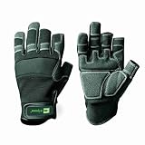 Jäger Direkt Unisex Erwachsene 874 Mechanikerhandschuhe Gr 9, schwarz, 9 EU