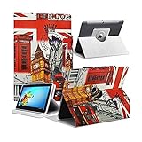 Seluxion Schutzhülle Motiv ZA03 Universal L für Tablet Archos 101B Copp