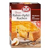 RUF Rahm Apfel Kuchen mit Rosinen und Zimt Zucker, 8er Pack (8 x 435 g)
