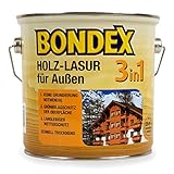 Bondex 3in1 Holzlasur für außen 0,75 Liter tannengrü