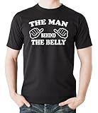 Milky Way Tshirts Männer Der Mann hinter dem Bauch Dad für Schwangere Frauen Funny T-Shirt Medium Schw