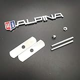 WXQYR 3D Metall Alpina Grill Emblem Kühlergrill Emblem Aufkleber Für BMW Alpina Logo E46 E39 E90 E60 E36 F30 X1