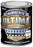 5379756 Hammerite ULTIMA Metallschutz Lack Rost 750ml Matt Verkehrsweiß RAL 9016