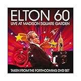 Elton John Albumcover Elton 60 – Live at Madison Square Garden Leinwand Poster Wall Art Decor Print Bild Gemälde für Wohnzimmer Schlafzimmer Dekoration ungerahmt: 60 × 60