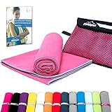 Mikrofaser Handtuch Set - Microfaser Handtücher für Sauna, Fitness, Sport I Strandtuch, Sporthandtuch I 1x L(140x70cm) I F