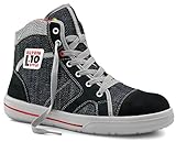 ELTEN Sensation Mid ESD S2 Herren Sicherheitsschuhe, Arbeitsschuhe, Sicherheitsschnürstiefel, Zertifiziert nach EN ISO 20345 : S2, Stahlkappe (Schwarz), EU 44
