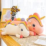 25-130cm Neue Einhorn Puppe Plüschtiere Große Süße Super Weiche Mode Zuhause Bett Schlafen Ragdoll Kissen Pony Puppe Mädchen 25cm (gefüllt mit hochwertiger Daunenbaumwolle) EIN Paar lieg