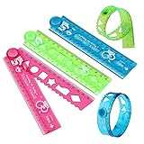 3 Stücke Kunststoff Faltlineal Lineal 30 cm Biegsam Flexibles Kunststoff Lineal für Schüler Stationäre Studenten Kinder, Multifunktional, für Büro, Schule Lernen, Zeichnen, Klar 3 Farb