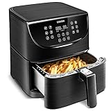 COSORI Heißluftfritteuse XL, Heissluftfriteuse mit 13 Programmen, Airfryer 1,2kg für 1-3 Personen mit 100 Deutsch Rezeptheft, Digitalem One-Touch Screen, Vorheizen&Warmhalten, Shake-Modus, 1500W