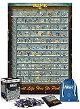 Good Loot Fallout 4 Perk Poster - Puzzlespiel mit 1.000 Teilen und den Maßen 68 cm x 48 cm | inklusive Poster und Tasche | Spiel-Artwork für Erwachsene und Teenag